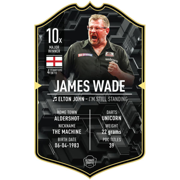 Ultimate James Wade Dart Cards